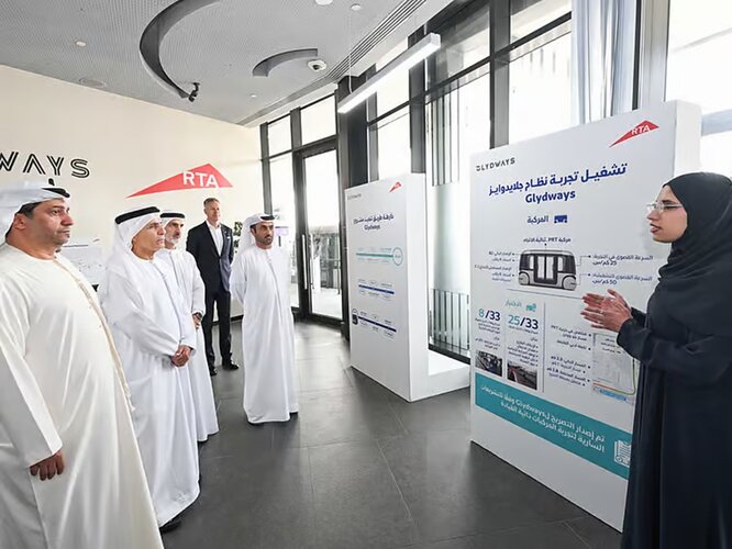 Dubai trials new transport system with driverless pods that operate away from traffic