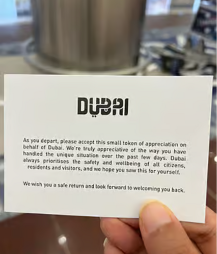 Dubai airport’s surprise gifts leave travellers emotional: ‘I couldn’t hold back tears’