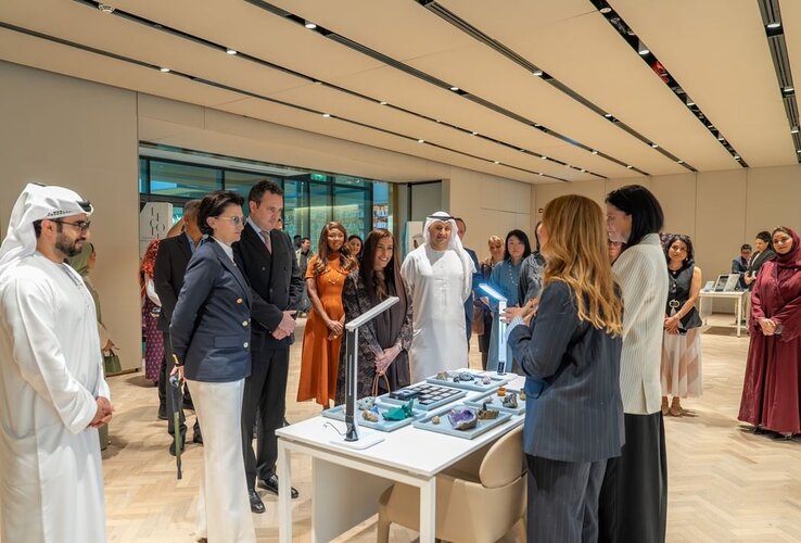 Bodour Al Qasimi opens library corner by L’ÉCOLE at HoW