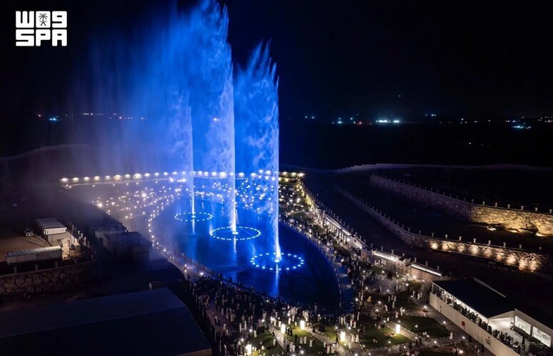 120-Meter Fountain Makes Al-Wadi Resort a Global Tourist Landmark in Aseer