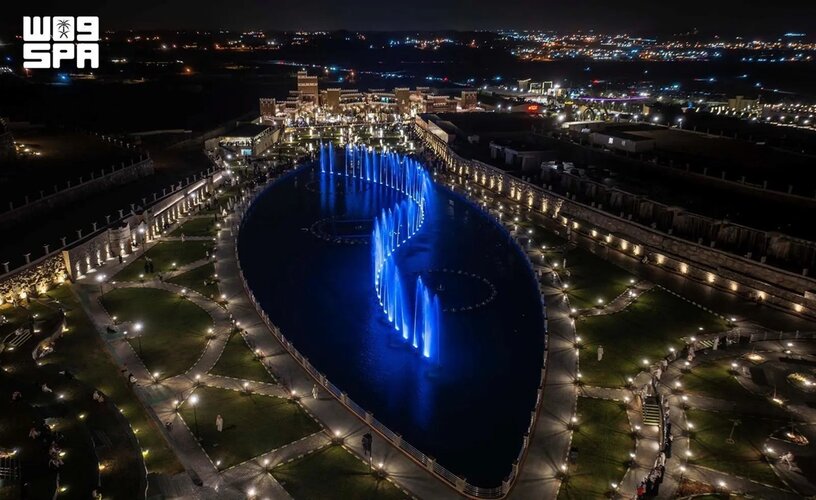 120-Meter Fountain Makes Al-Wadi Resort a Global Tourist Landmark in Aseer