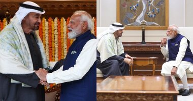 Inside UAE President Mohamed bin Zayed Al Nahyan's 3-hour meeting with PM Narendra Modi in India