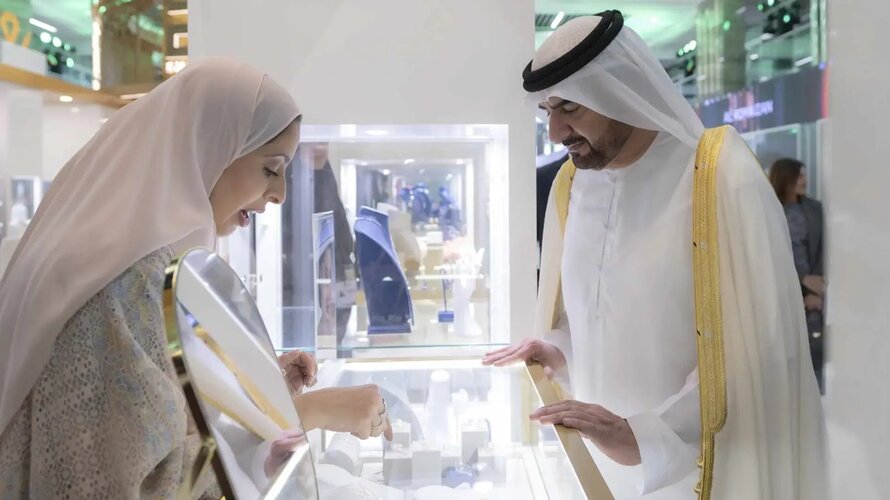 Abdullah bin Salem opens 58th Watch and Jewellery Middle East Show