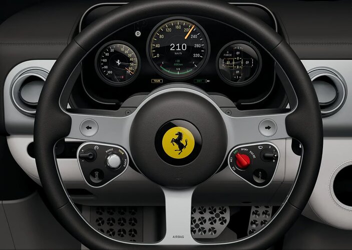 Ferrari’s first electric car sells for record $40 million at auction