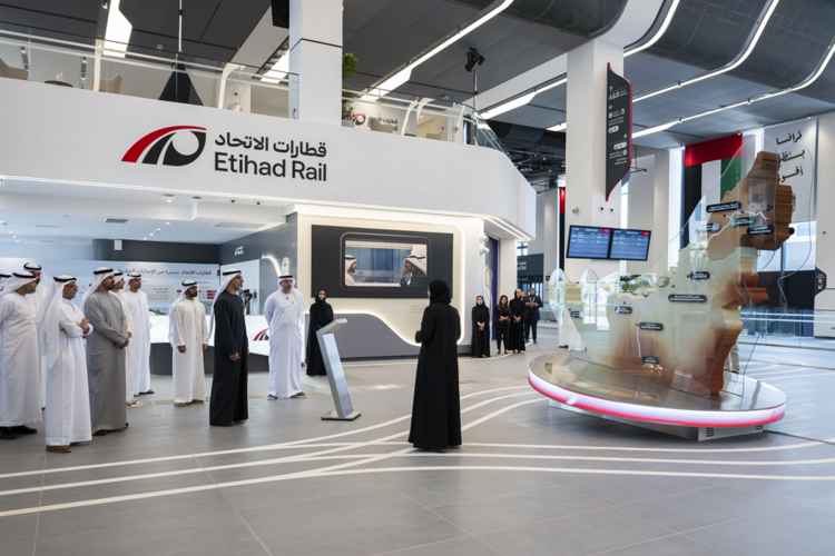 Khaled bin Mohamed bin Zayed inaugurates MBZ City Passenger Train Station, witnesses unveiling of UAE passenger rail network