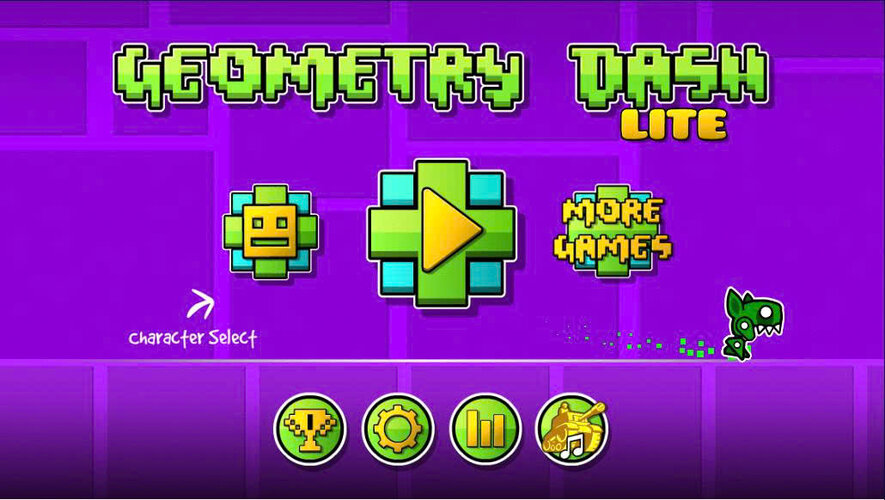 Leaping Through Polygons: A Geometry Dash Adventure