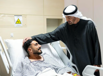 UAE President visits patients injured amid regional unrest