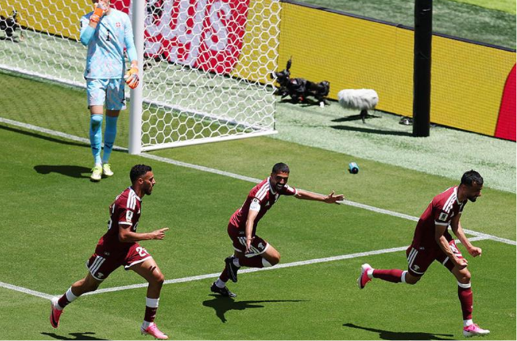 Qatar score late to clinch draw with stunned Switzerland 