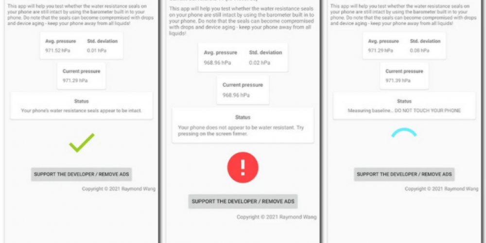 This App Checks If Your Smartphone Is Water Resistant Without You Having To Dunk It In Water