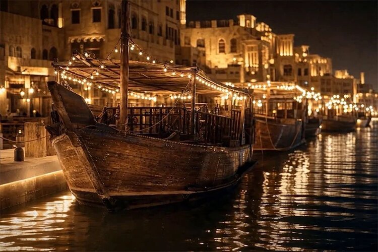 Dubai Creek is getting a dazzling nighttime transformation