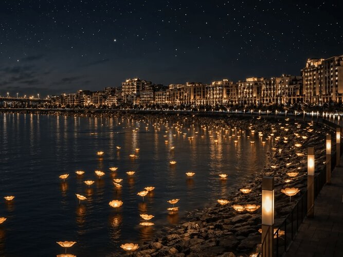 Dubai Creek is getting a dazzling nighttime transformation