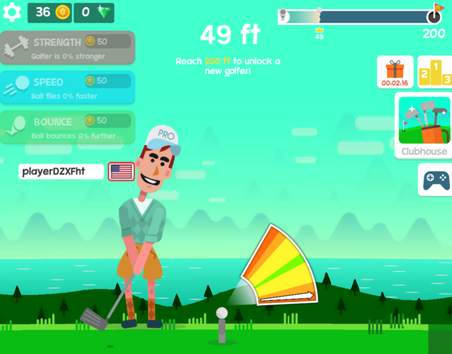 Golf Hit: A Simple Golf Game Built Around Distance and Timing