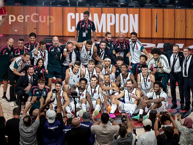Real Madrid win Euroleague basketball SuperCup in Abu Dhabi