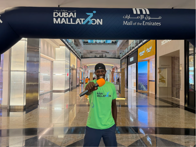 'You can stay fit no matter the weather': Dubai residents move workouts indoors at Dubai Mallathon